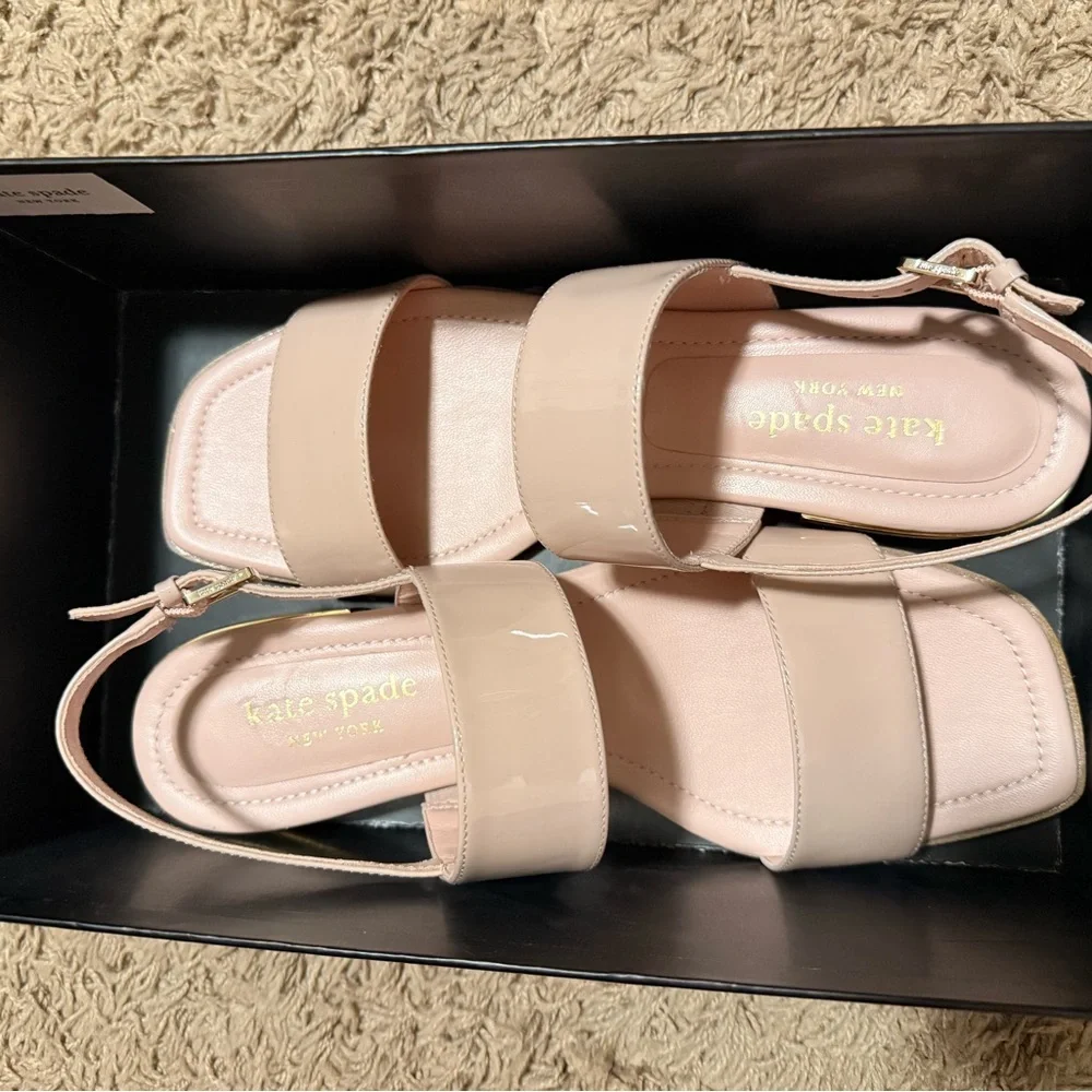 Kate Spade Pink Patent Sandals